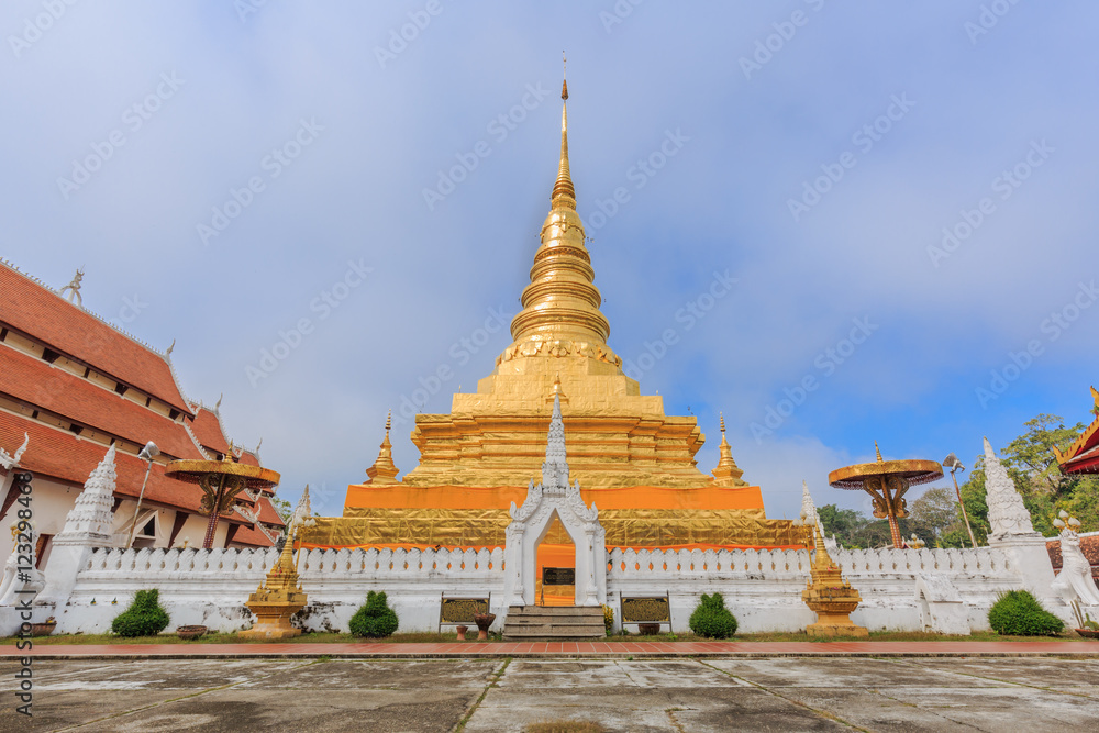  A view of Beautiful temple at NAN , THAILAND 