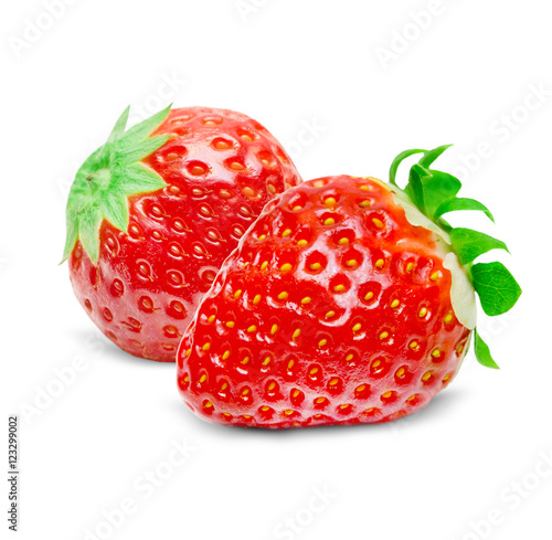 Strawberry isolated on white