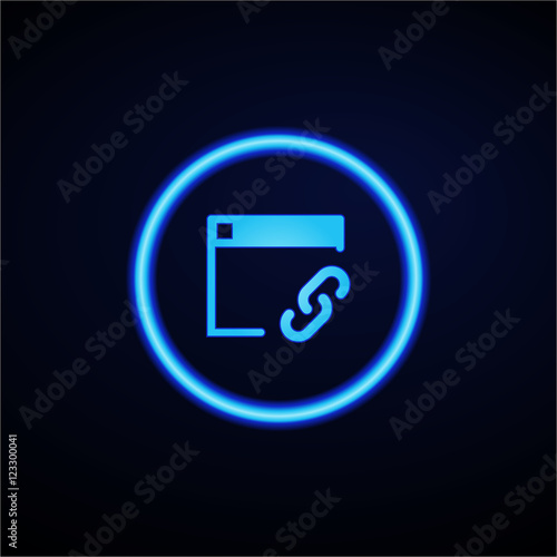 Glowing App Button - Dark