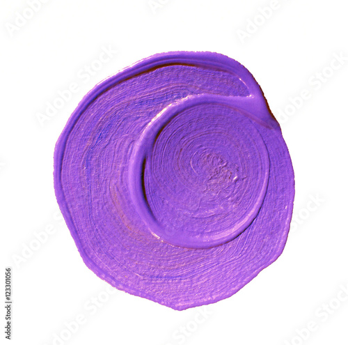 Lilac oil circle