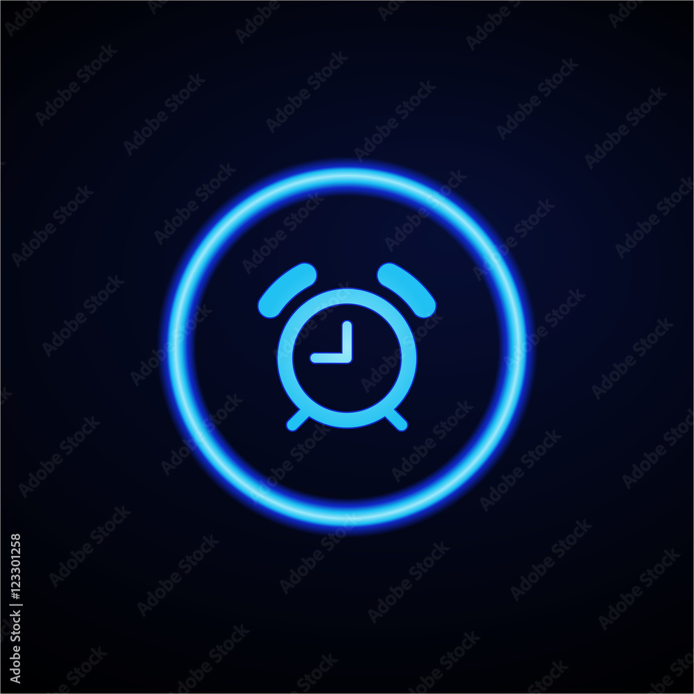Glowing App Button - Dark