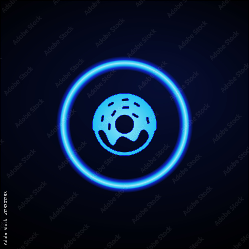 Glowing App Button - Dark Glowing App Button - Dark