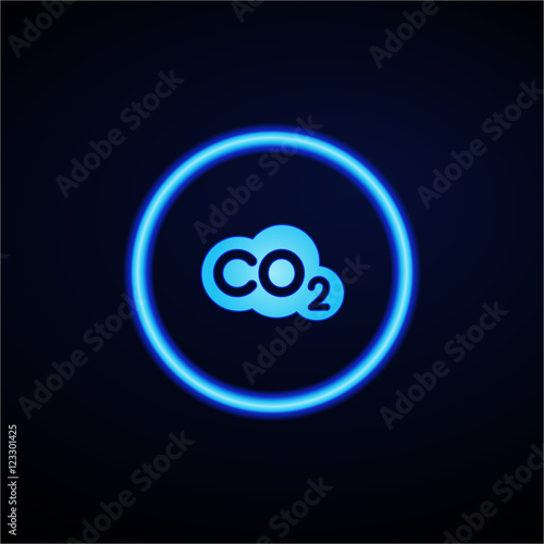 Glowing App Button - Dark