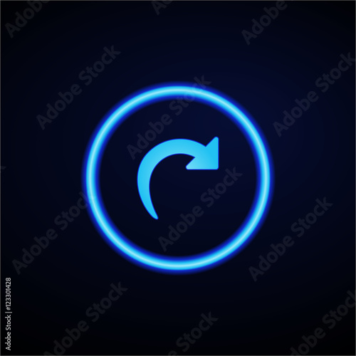 Glowing App Button - Dark