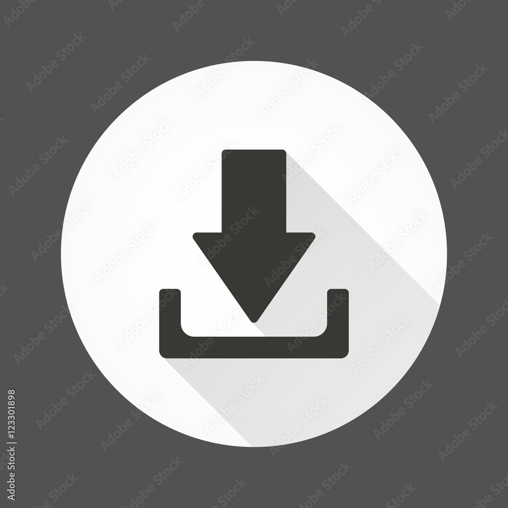 Download - vector icon. Download - vector icon.