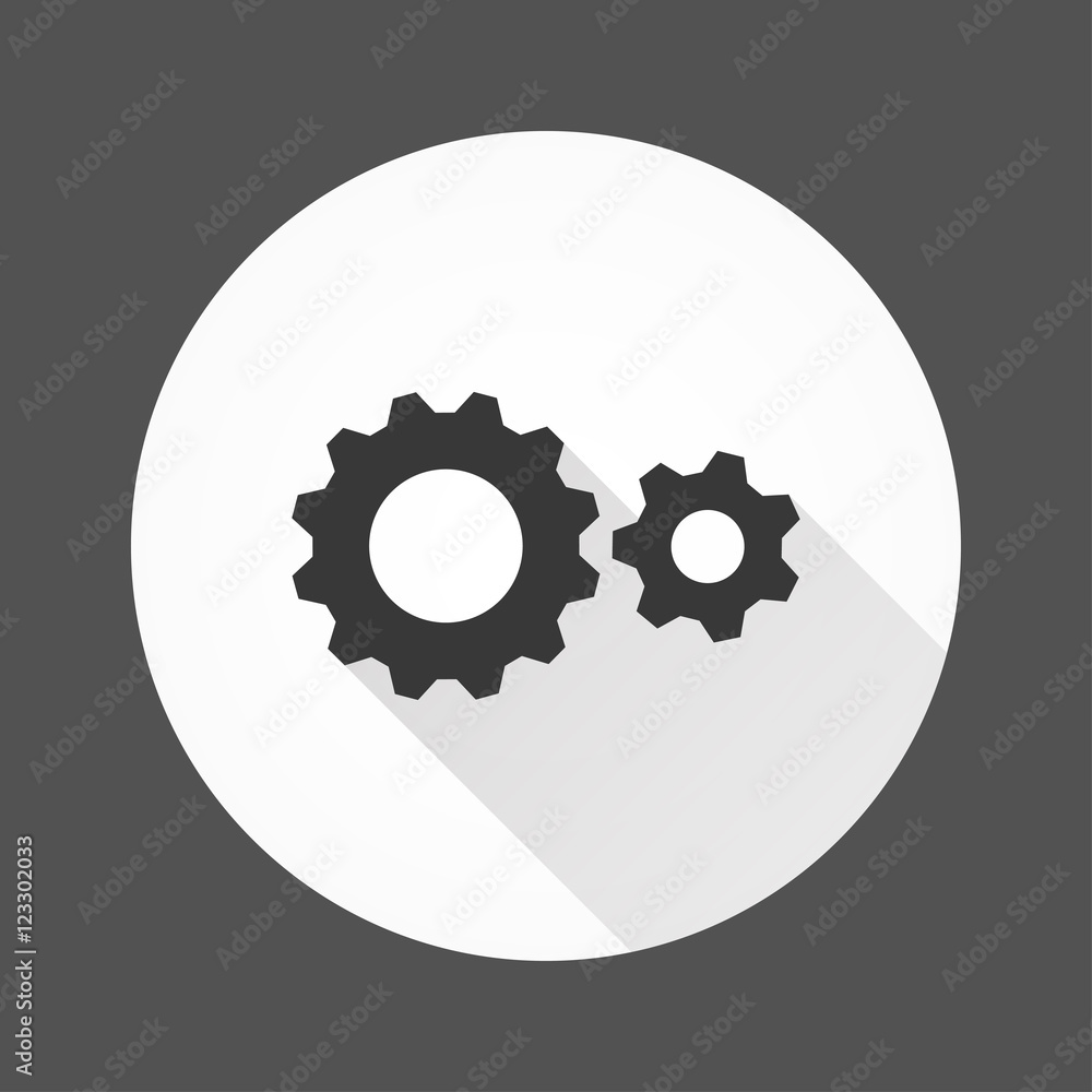 Settings - vector icon. Settings - vector icon.
