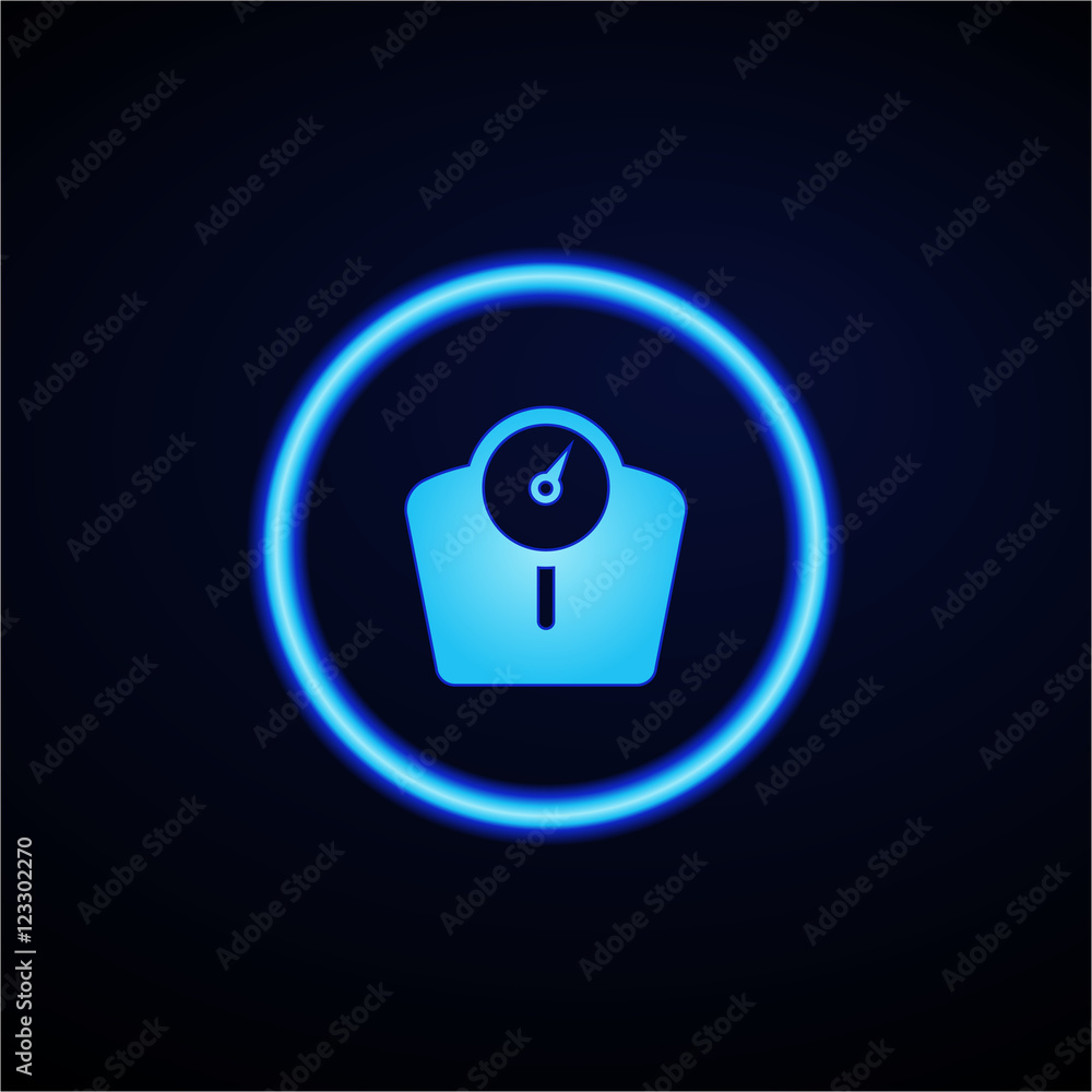 Glowing App Button - Dark Glowing App Button - Dark