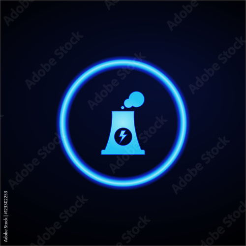 Glowing App Button - Dark