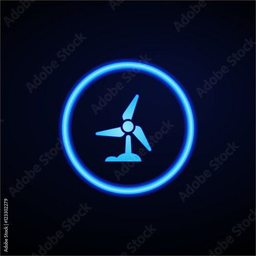 Glowing App Button - Dark