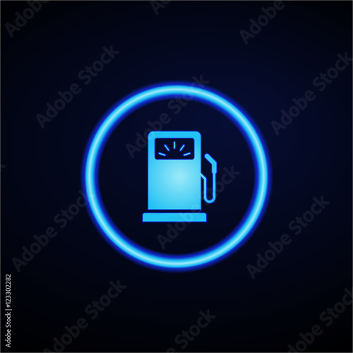 Glowing App Button - Dark