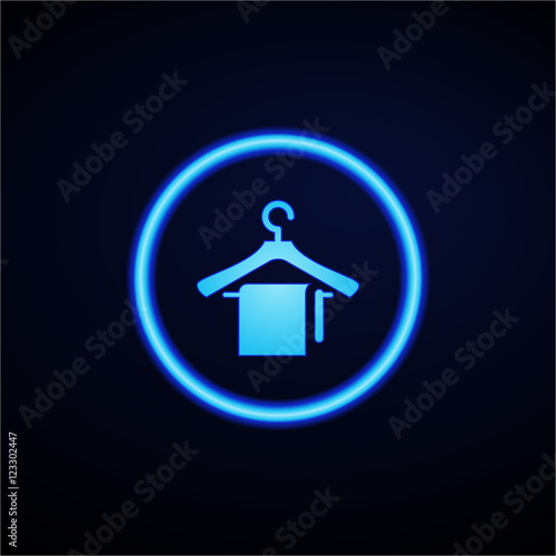 Glowing App Button - Dark