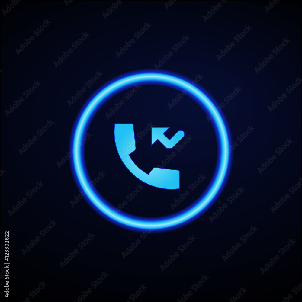 Glowing App Button - Dark Glowing App Button - Dark