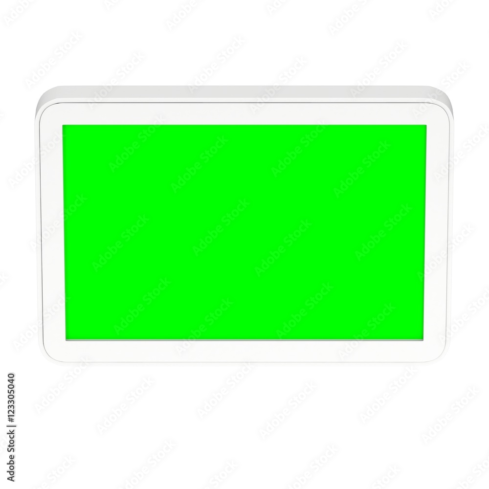 Tablet pc computer with green screen chroma key Tablet pc computer with green screen chroma key