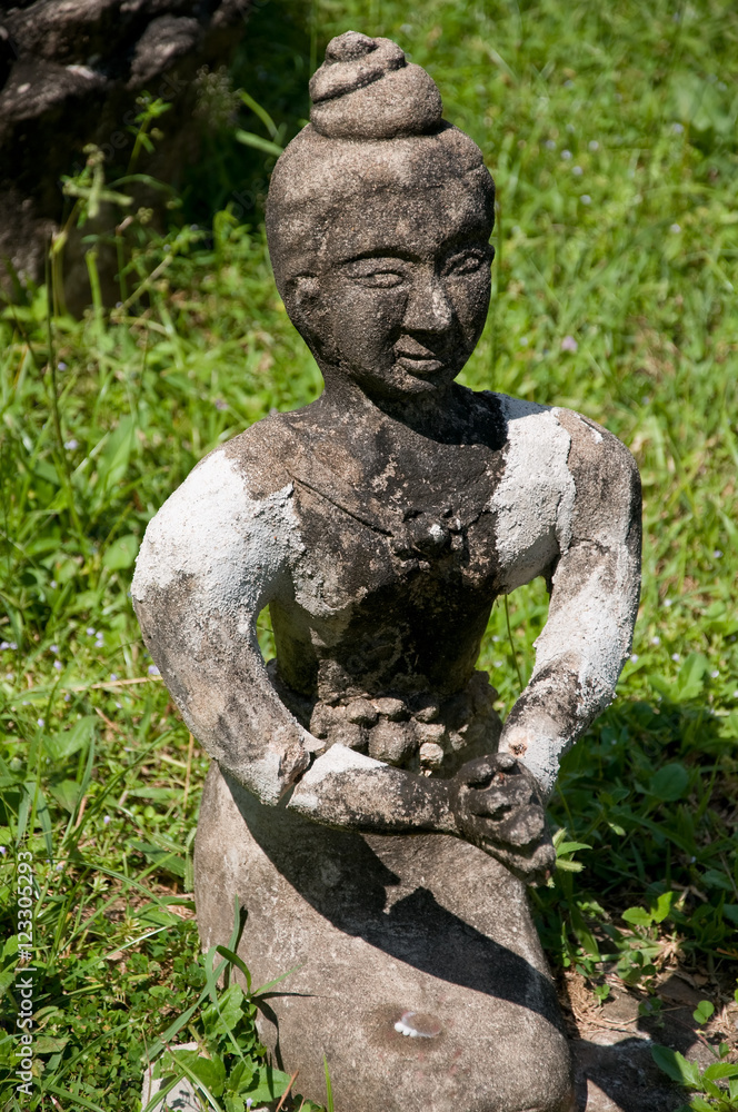 Buddhist statues at Buddha Park, Wat Xieng Khuan, Vientiane, Laos