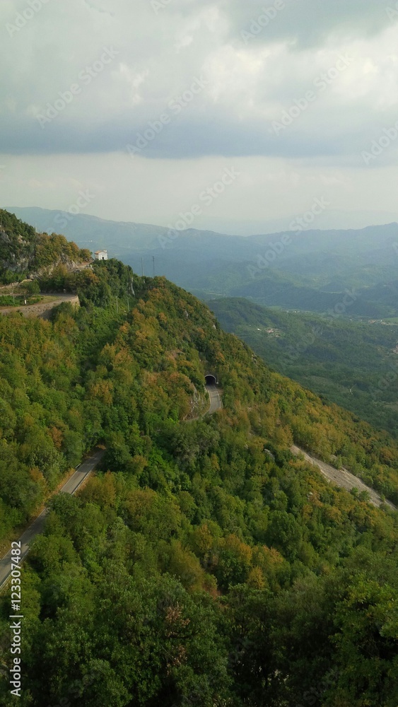 Fototapeta premium strade di montagna