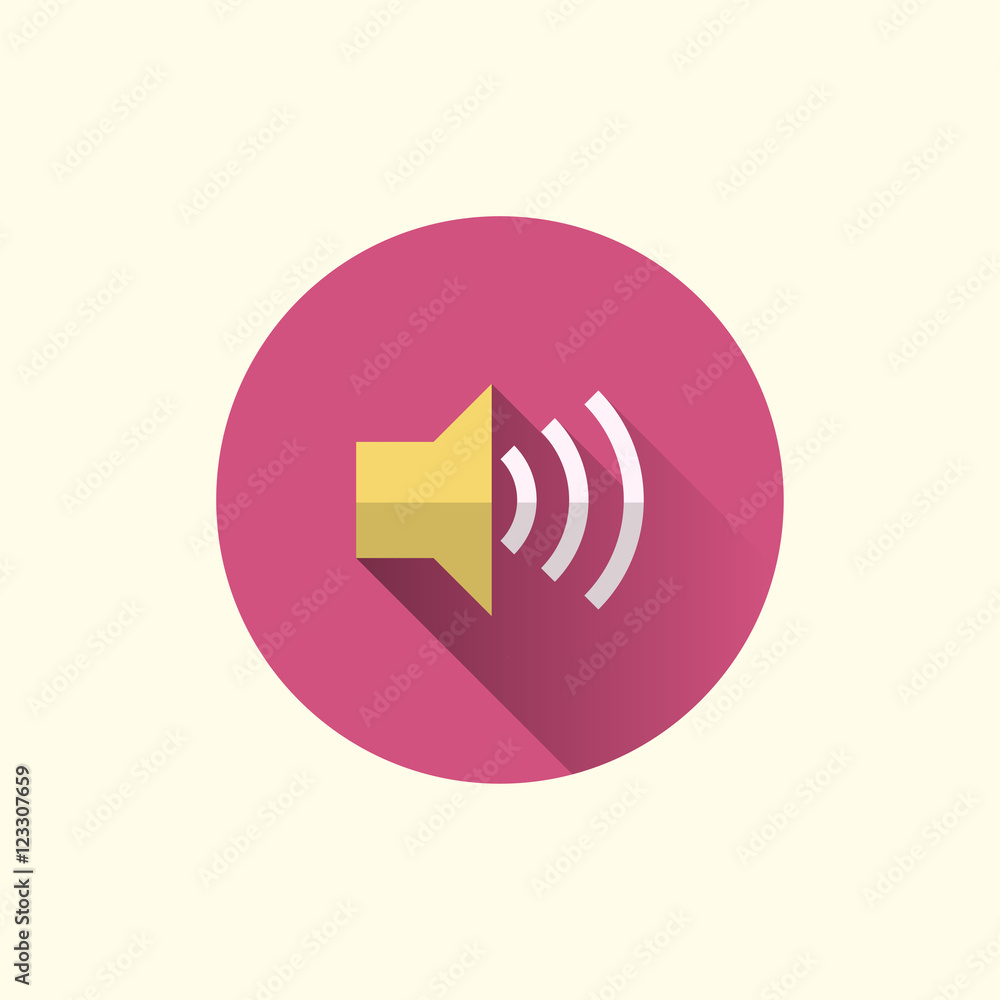 volume icon.flat style volume icon.flat style