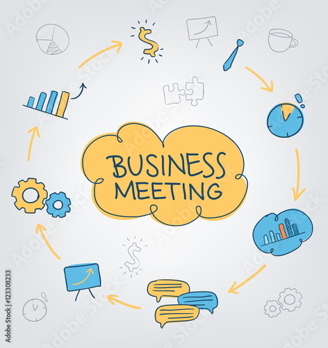 Business meeting on the scheme