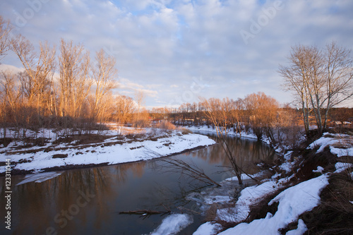 Early spring on the river