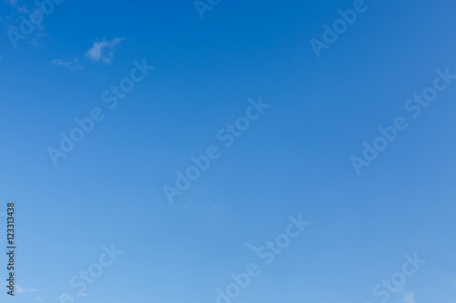 clear blue sky