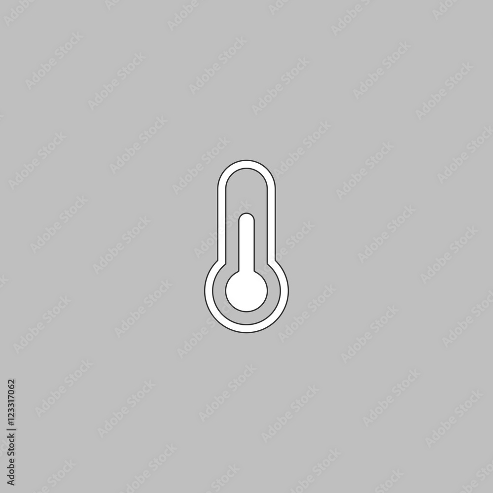 Thermometer computer symbol Thermometer computer symbol