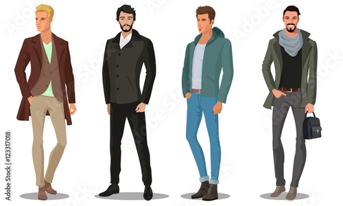 winter fashion male models