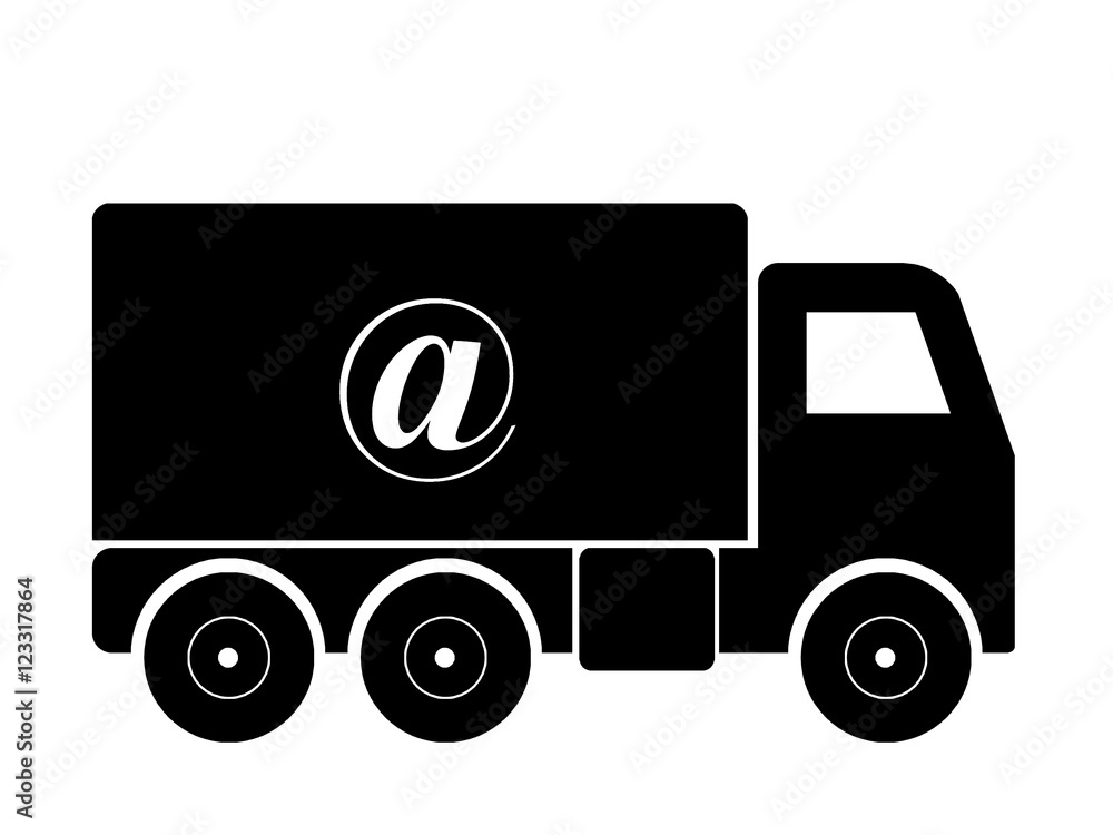 Camion de livraison par internet Camion de livraison par internet