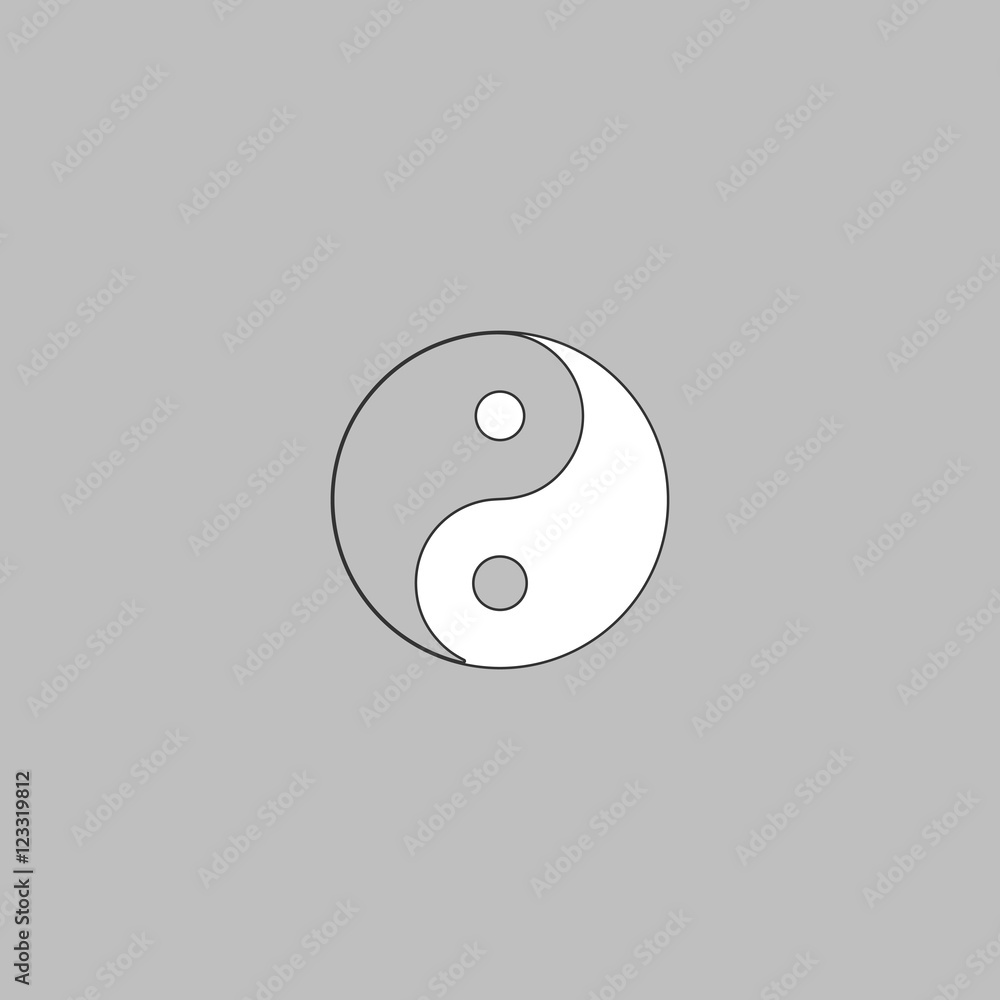 Ying yang computer symbol Ying yang computer symbol