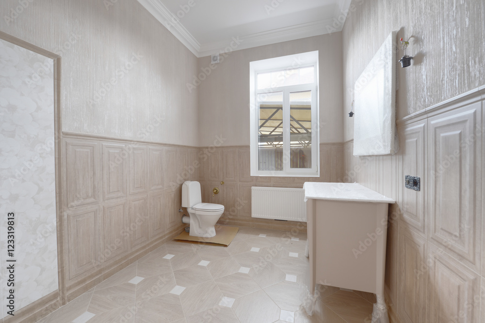 the interior of bathroom the interior of bathroom