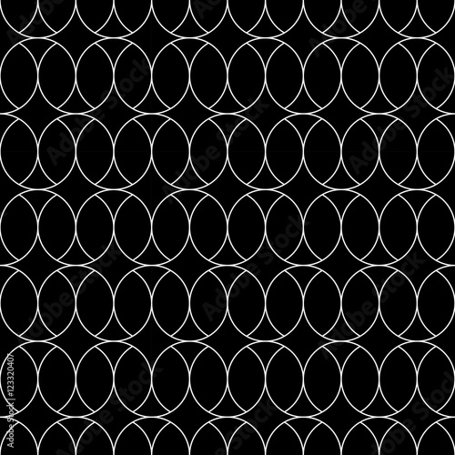 Abstract geometric black and white hipster fashion pillow circles pattern