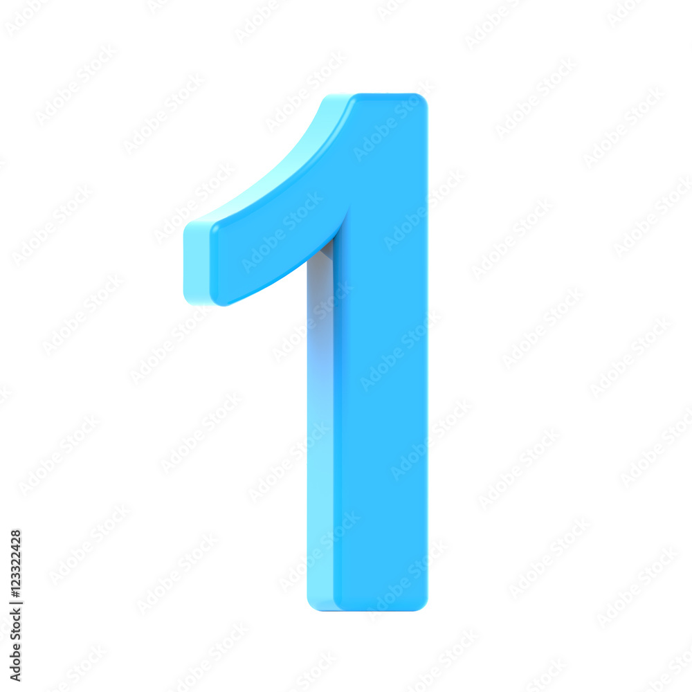 light blue number 1 light blue number 1