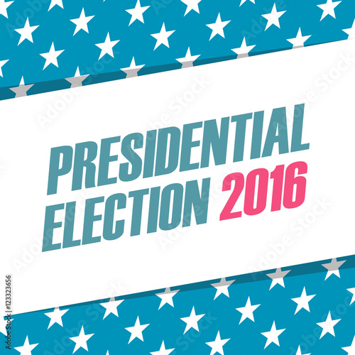 USA Presidential Election 2016 banner. Vector illustration.