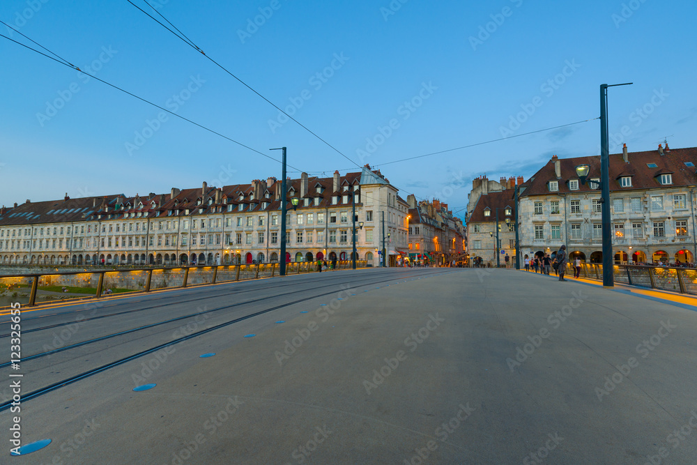 Besancon in the evening Besancon in the evening