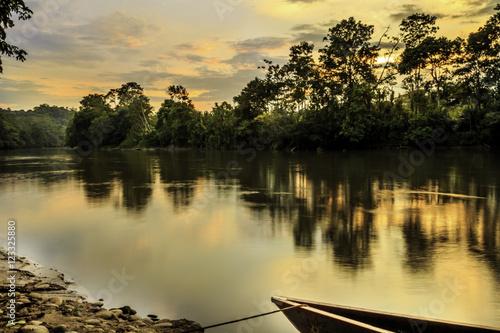 Rio Napo in Ecuador photo