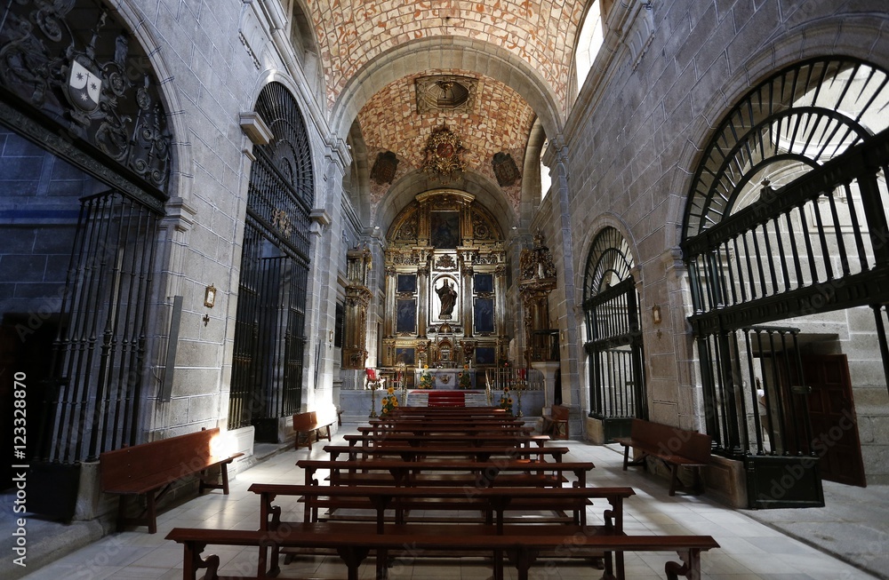 Interior del Convento de San José , Ávila, Castilla y León. Primera fundación conventual de Santa Teresa de Jesús