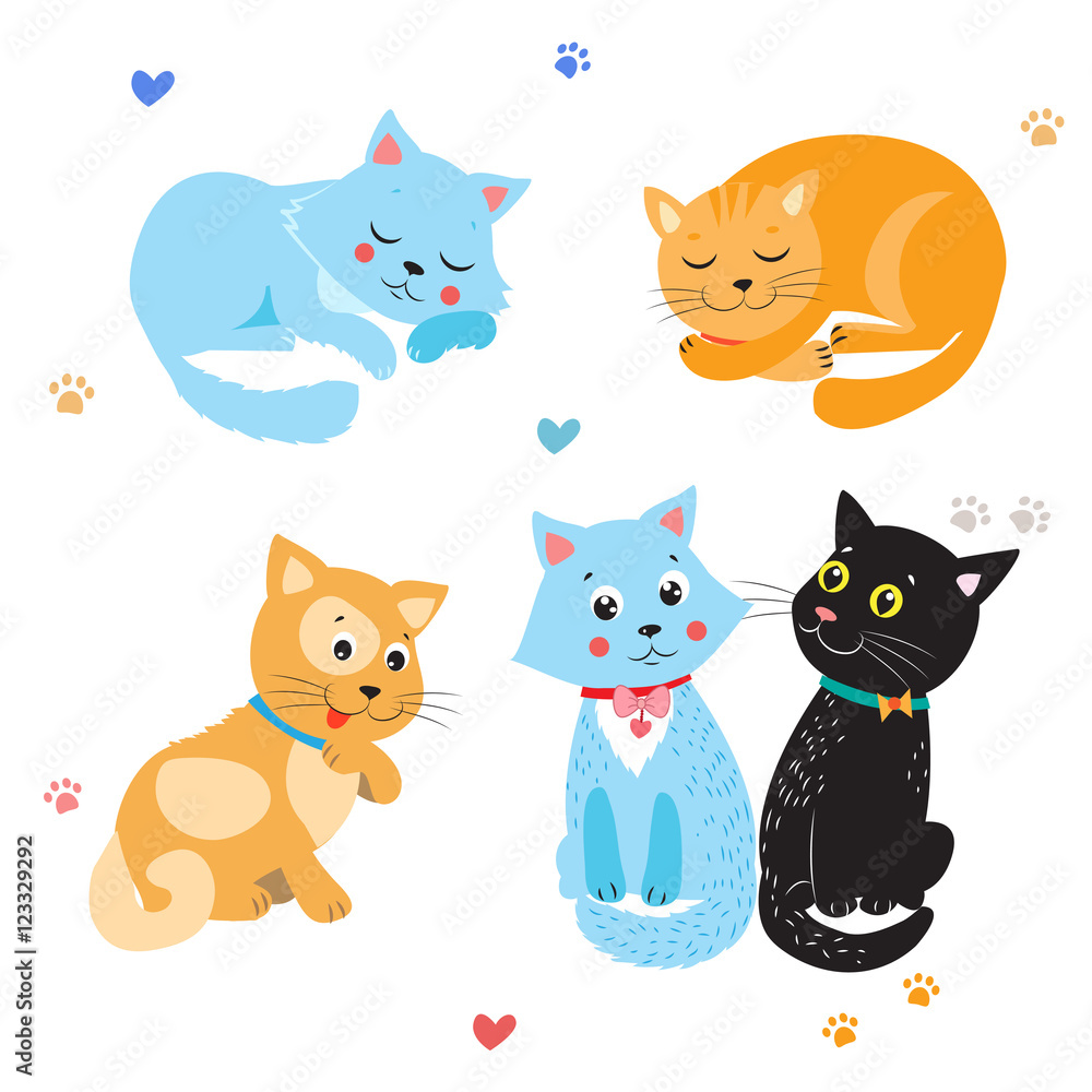 Funny Cat Stickers for Sale