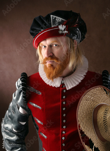 portrait of a man of the Middle Ages