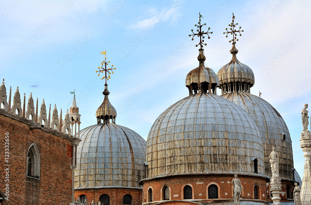 Fototapeta premium The famous church in Venice called San Marco, Italy