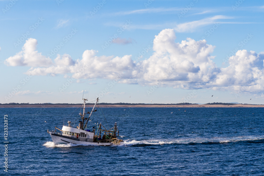 Fishing boat in Newcastle, NSW Australia