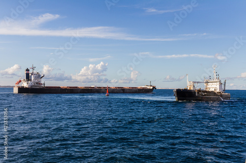 Cargo Ship in Newcastle