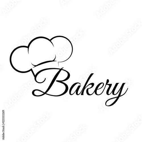 Cook hat. Drawn hat chef cook. Bakery. Hat Of The Chef. Label. Vector Illustration.