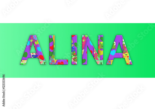 Vorname Alina, Grafik  photo