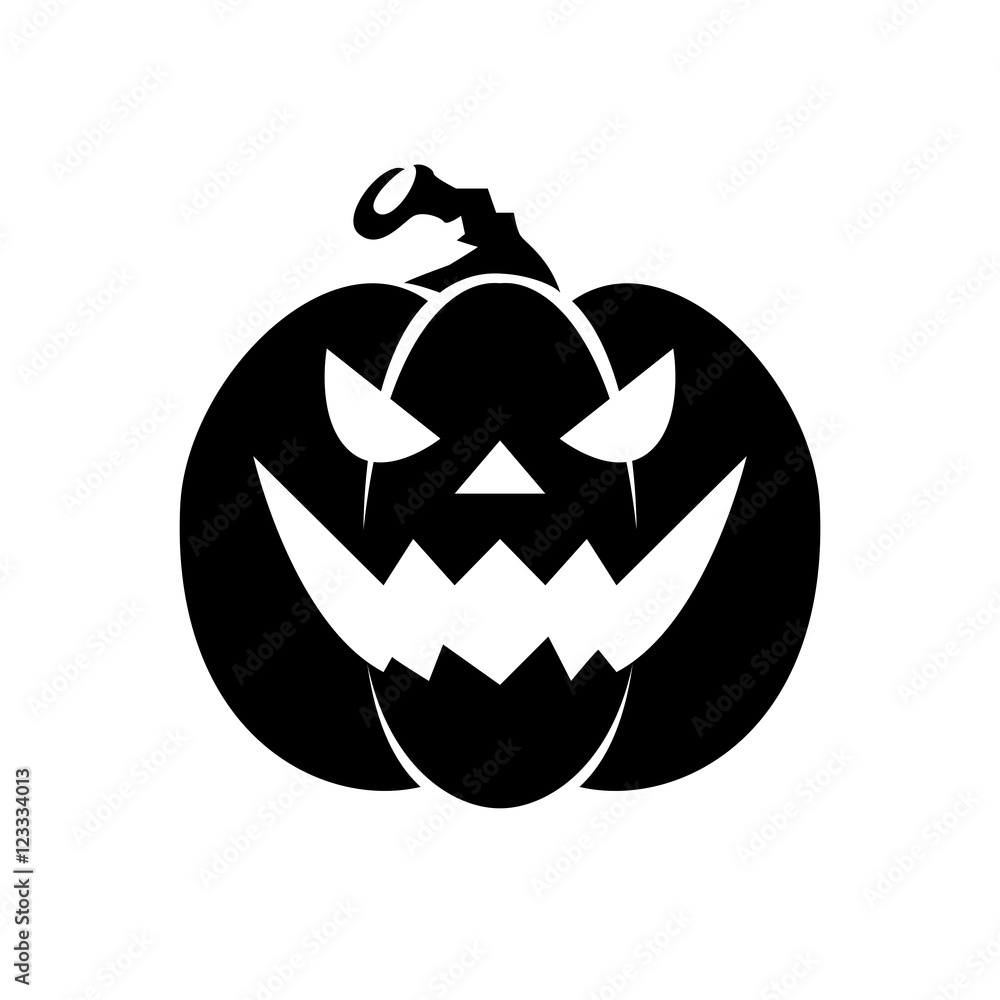 Halloween vector Illustration isolated on white Halloween vector Illustration isolated on white
