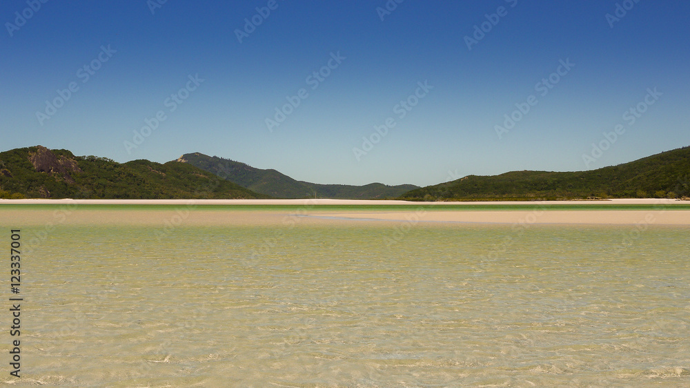 Whitehaven Beach in Queensland, Australien Whitehaven Beach in Queensland, Australien