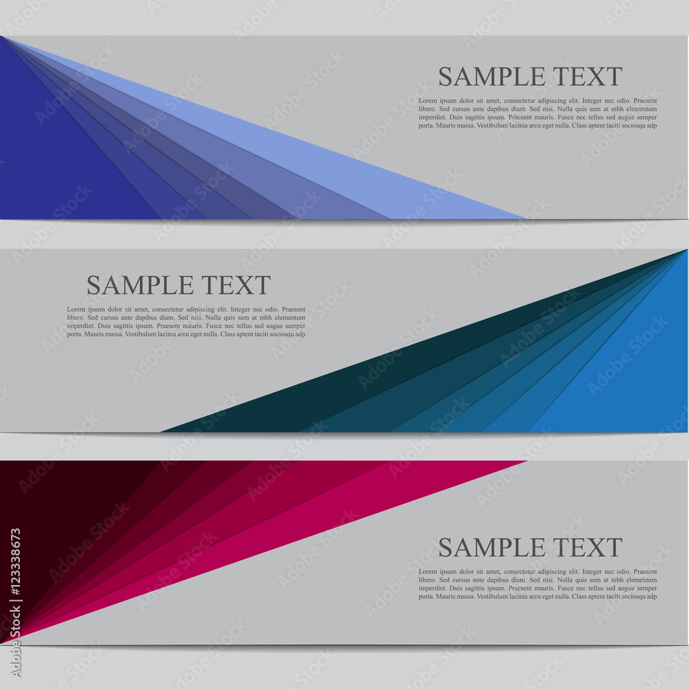 Fototapeta premium vector banner template
