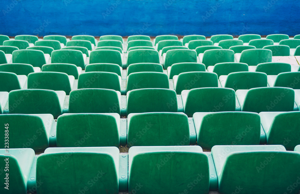 Obraz premium Chairs on the stadium