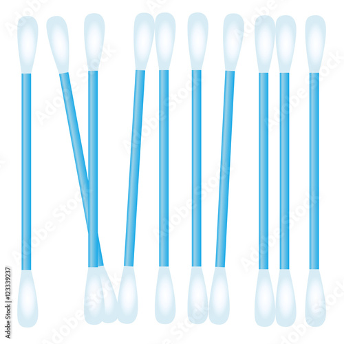 realistic cotton swab