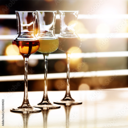 Photography Alcoholic drinks in front of a window