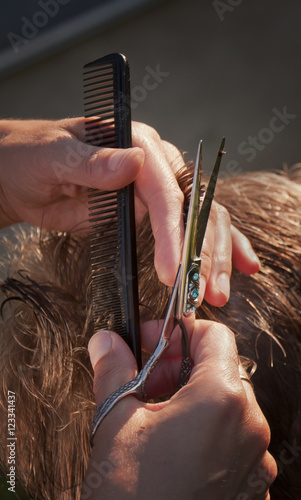 Haircut scissors 