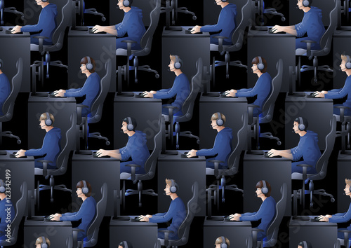 Cyber sport pattern