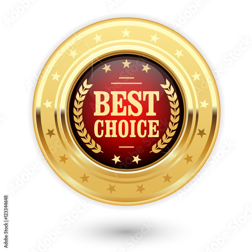 Best choice - golden insignia (medal)